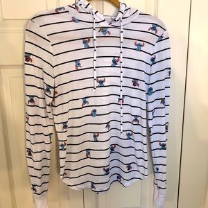 Disney Stitch, Pullover with hood, NWOT, Size M